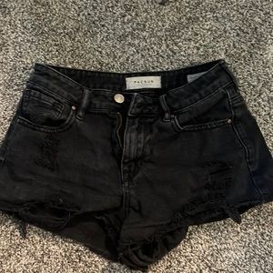 Black Pacsun Denim Shorts